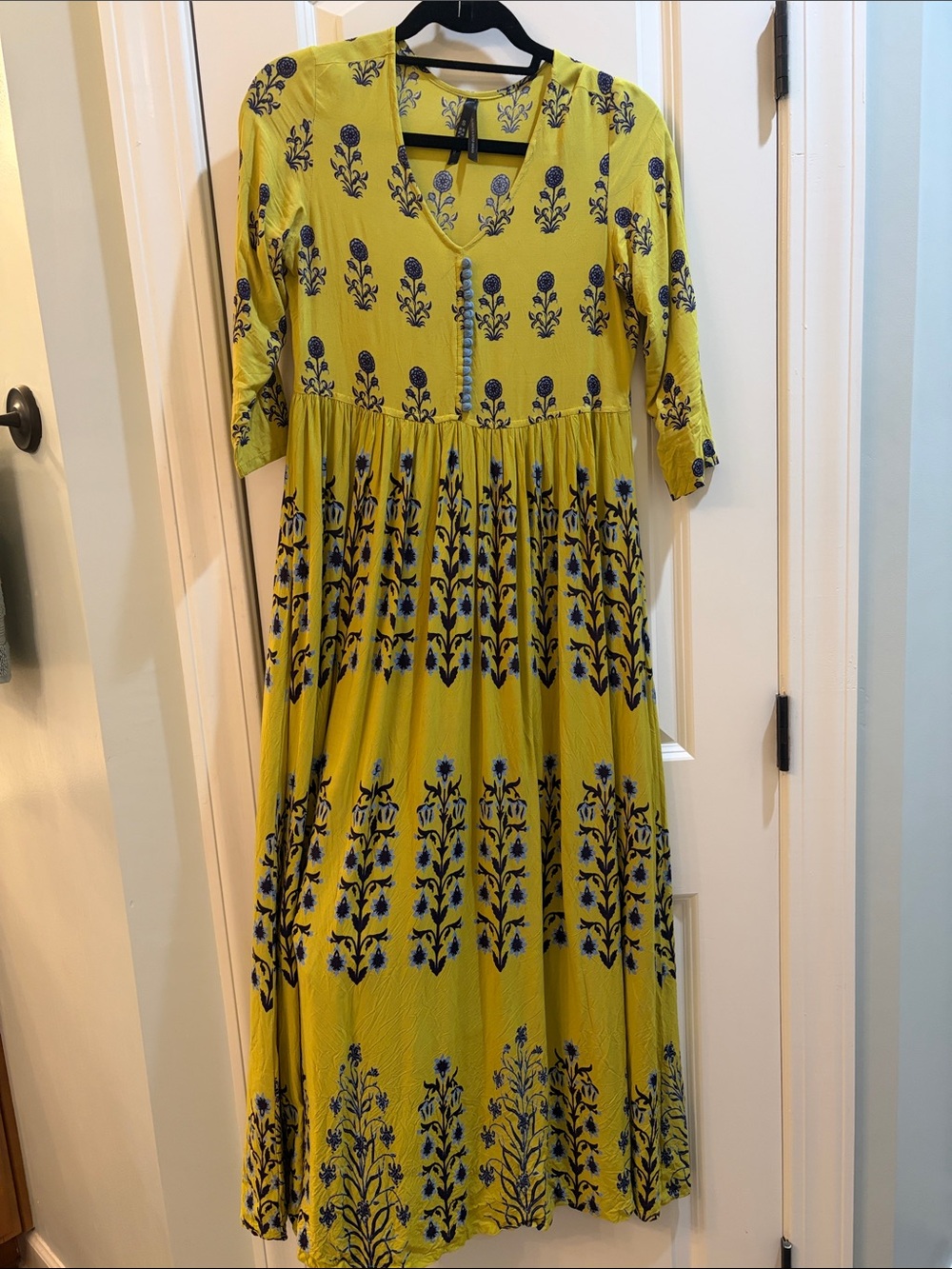 Floral V-Neck Maxi Dress